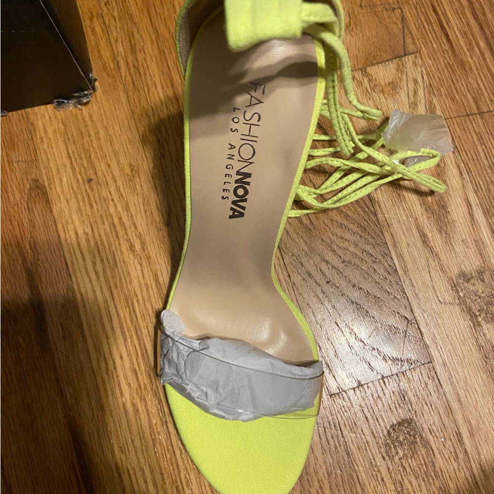 Wicked Neon Yellow Love It All Heels